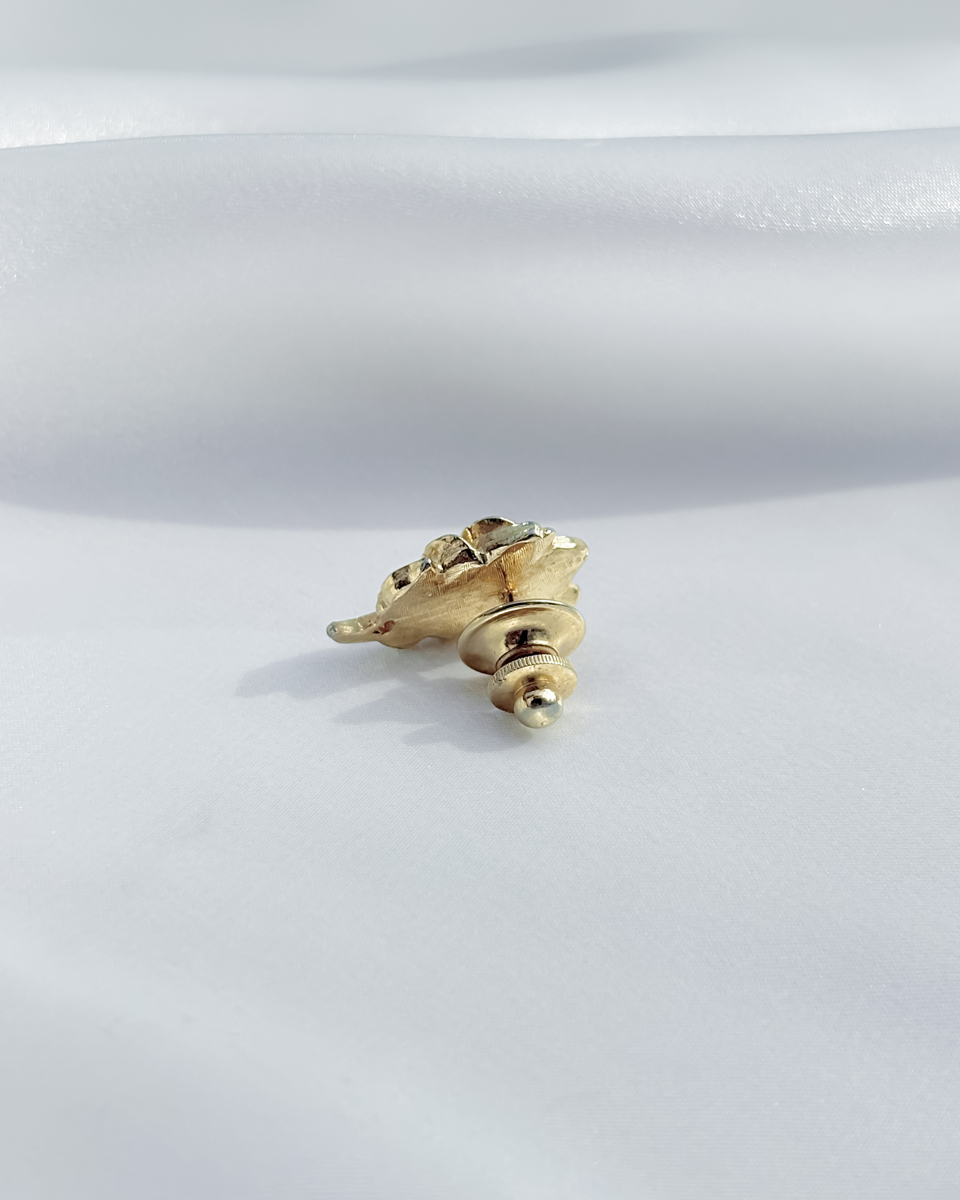 타이니 골드 로즈 브로치 - 이미지 7