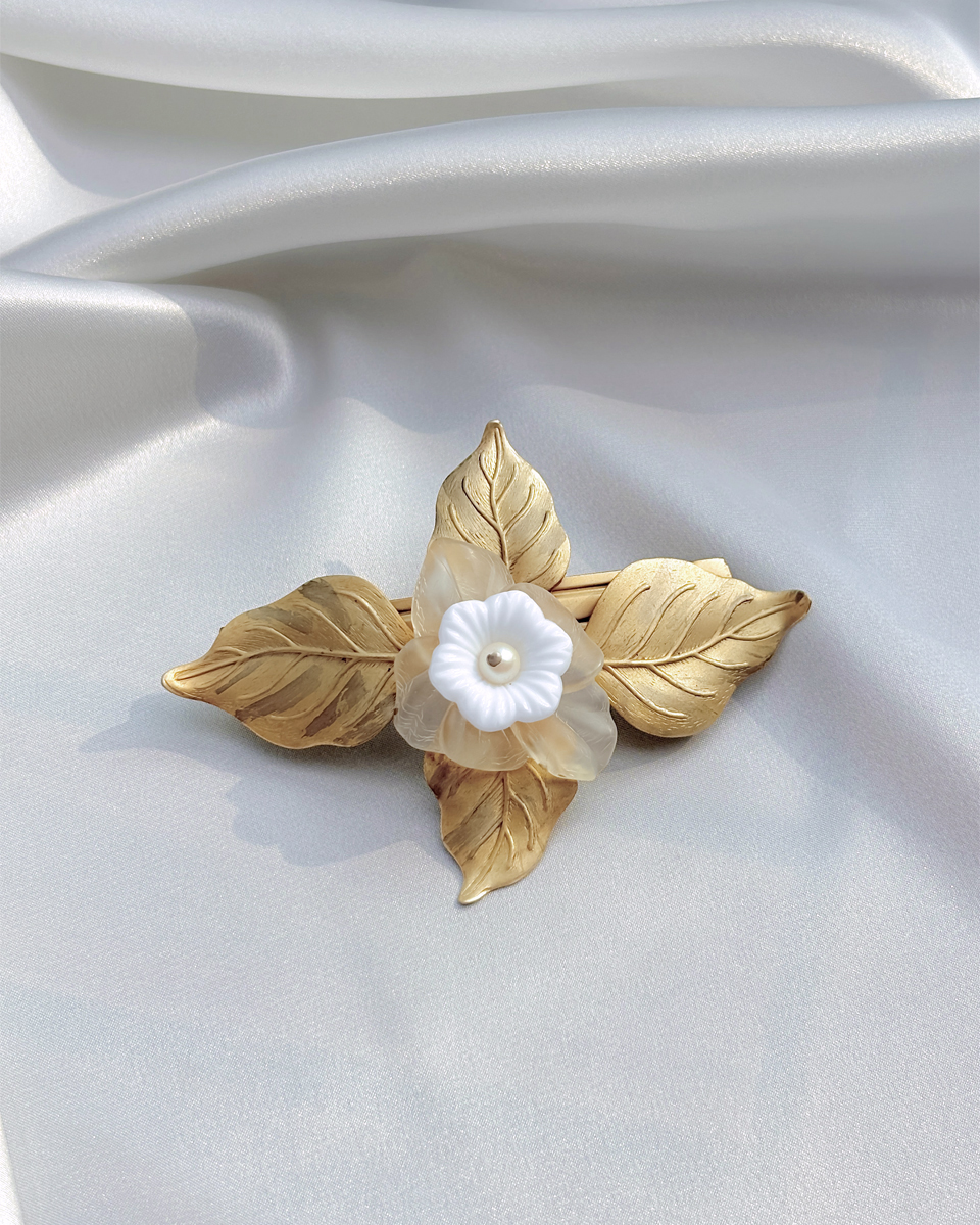 리프 앤 플로럴 헤어핀 - 이미지 6