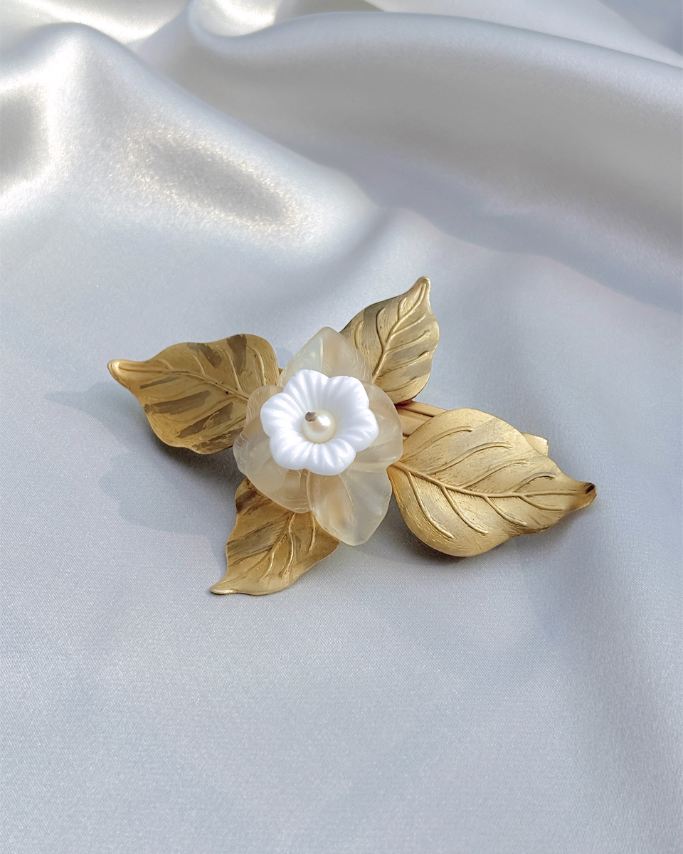 리프 앤 플로럴 헤어핀 - 이미지 7