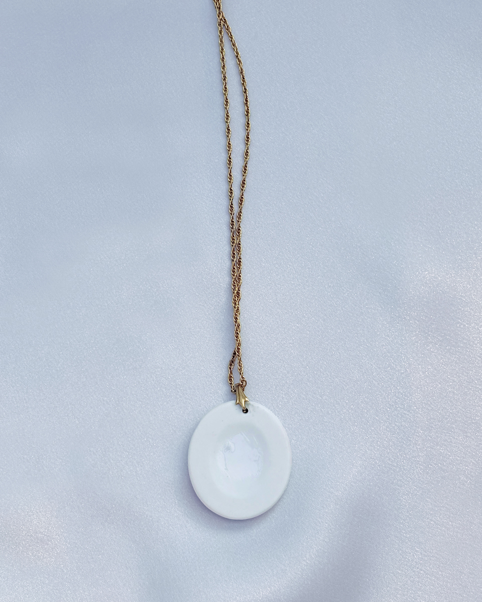 장미와 물망초 포슬린 네크리스 - 이미지 13