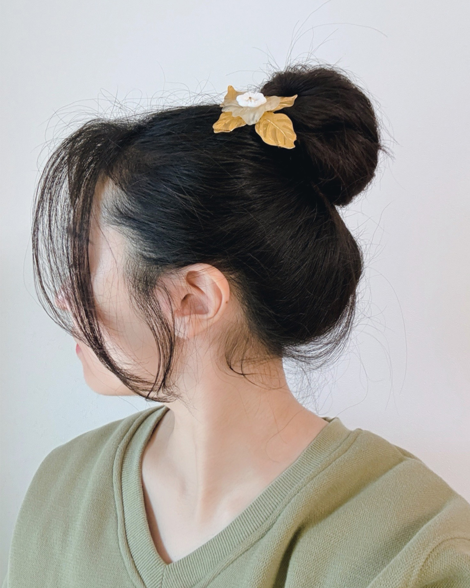 리프 앤 플로럴 헤어핀 - 이미지 2